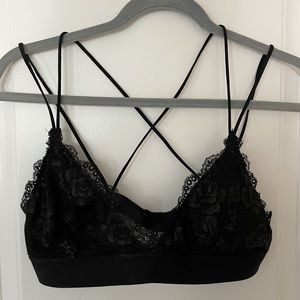 NEW UO Black Lace Bralette